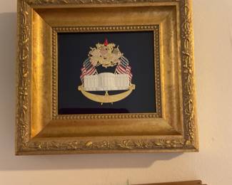 White House Ornament Framed 