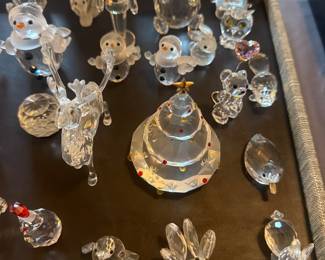 Swarovski crystal animals 