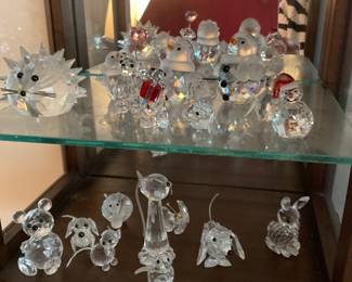 Swarovski Crystal animals 