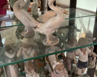 Vintage Lladro Goose Figurine Retired 