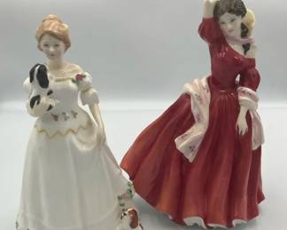 Royal Doulton Ellen HN4231  Take Me Home HN3562 Figurines Pair