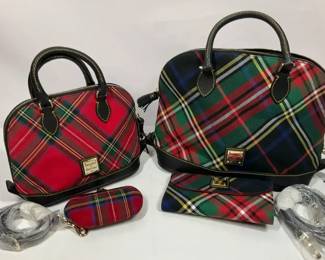 Dooney  Bourke Tartan Plaid Handbag Set  Purses, Wallet  Accessories