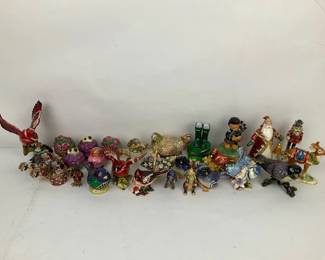 Jeweled Trinket Box and Figurine Collection
