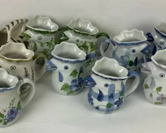 Chicken and Rooster Creamer Pitcher Collection