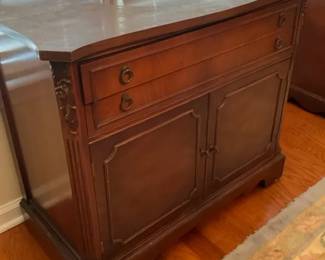 Traditional Wood Server Cabinet