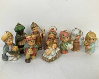 Goebel Nativity and Angel Christmas Ornament Collection