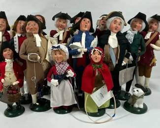 Byers Choice Carolers Colonial Williamsburg Style Figurine Collection
