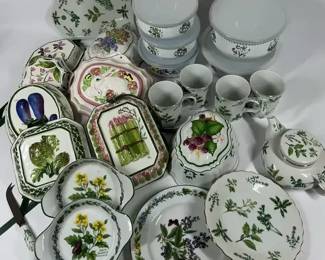 Botanical  HerbThemed Decorative Serving Plates