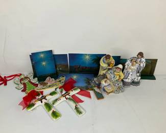 Nativity Figures  HandPainted Christmas Ornaments Collection