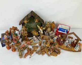 Nativity Figure  Christmas Creche Decor Collection
