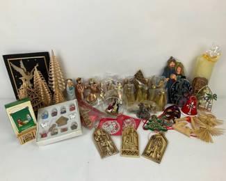 Nativity Ornaments  Religious Christmas Decor Collection