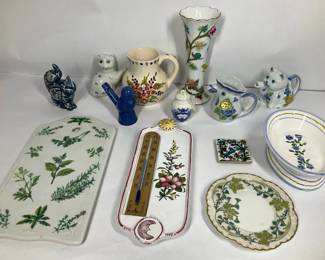 Decorative Ceramic  Floral Kitchenware Collection