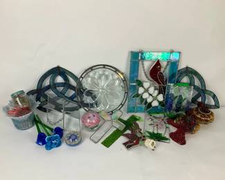 Stained Glass, Art Glass  Decorative Suncatcher Collection