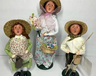 Spring Themed Byers Choice Figures