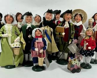 Byers Choice Carolers Patriotic  Colonial Figurine Collection