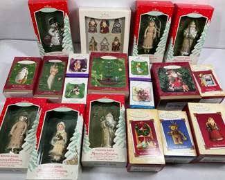 Hallmark Keepsake Christmas Ornament Boxed Lot
