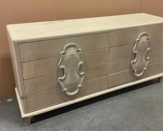 French Provincial White Washed Dresser