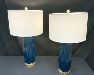 Cobalt Blue Lamps