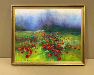 Fields Of Poppies By Htadziszewski