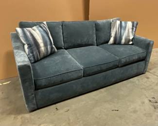 Havertys Velvet Sofa