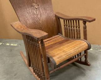 Antique Wooden Rocking Chair