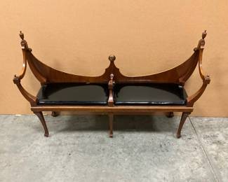 006 Hepplewhite Style Courting Bench