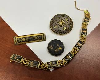 Spanish Damascene Jewelry