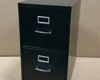 Black Metal File Cabinet