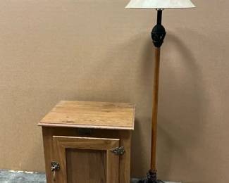 Night Stand And Lamp