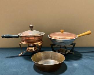 Copper Chafing Pots