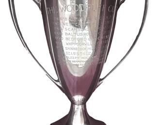 15" tall Sterling Silver Trophy