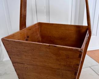 Country Wood Basket