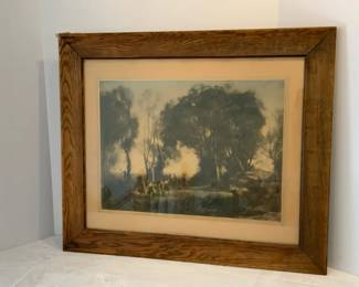 The Dance Of The Nymphs Print By JeanBaptisteCamille Corot