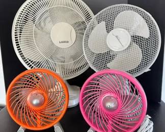 Lot of Four Fans