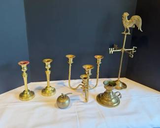 Brass Candle Holders  More