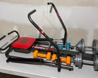 Rowing Machine  Weight Set
