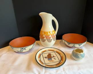 Vintage Lakota Pottery Vase  More