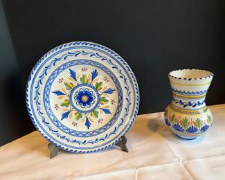 Vintage HandPainted Spanish Talavera Pottery