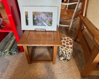 Mid-Century Table, Artwork, Decor