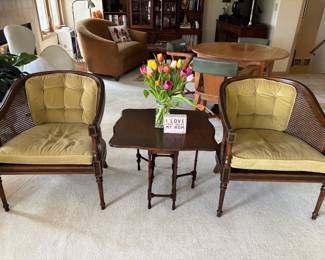Cane Chairs, Gateleg Table