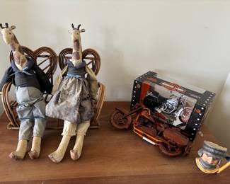 Twig Chair, Giraffes, Motorcycles