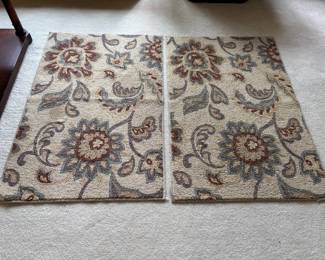 2 Crewel Rugs