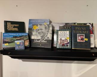 Golf Books, Shelf Unit