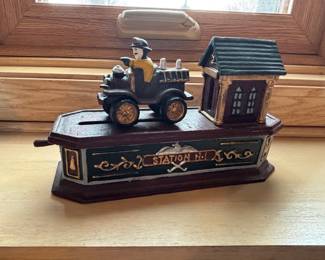 Vintage Iron Piggy Bank