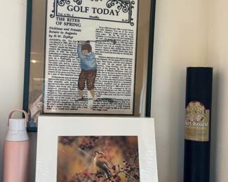 Golf Artwork, Dart Board