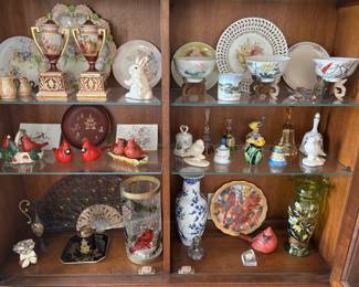 Birds, Bells, Plates, Vases, Fan