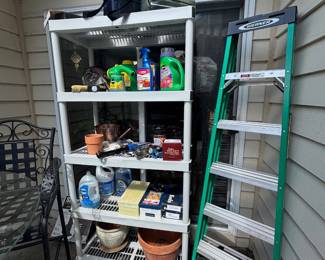 Ladder, Yard Chemicals, Pots