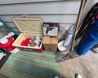 Coolers, Drill, Plastic Ware