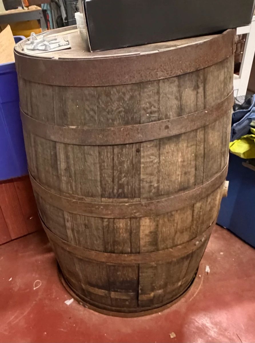 Vintage Whiskey Barrel
