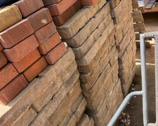 2 pallets of 16 x 16 pavers and more